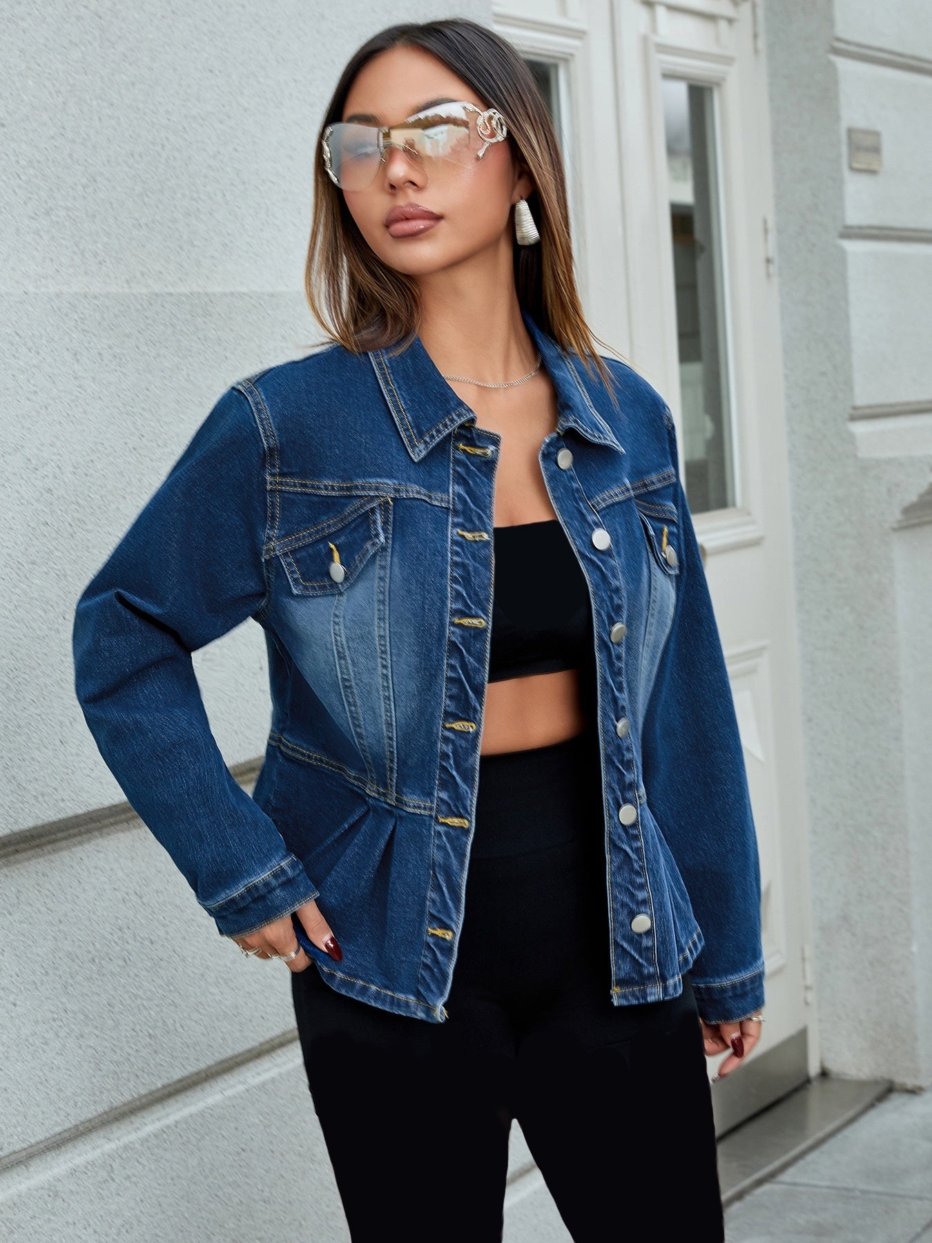 Veste Courte en Denim