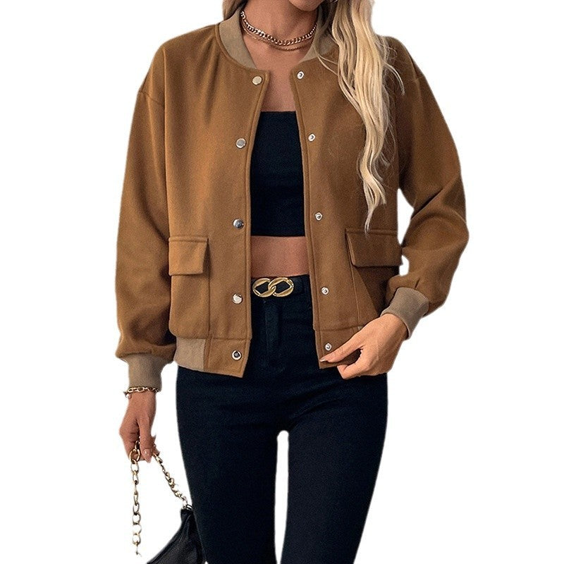 Veste Col Montant Femme