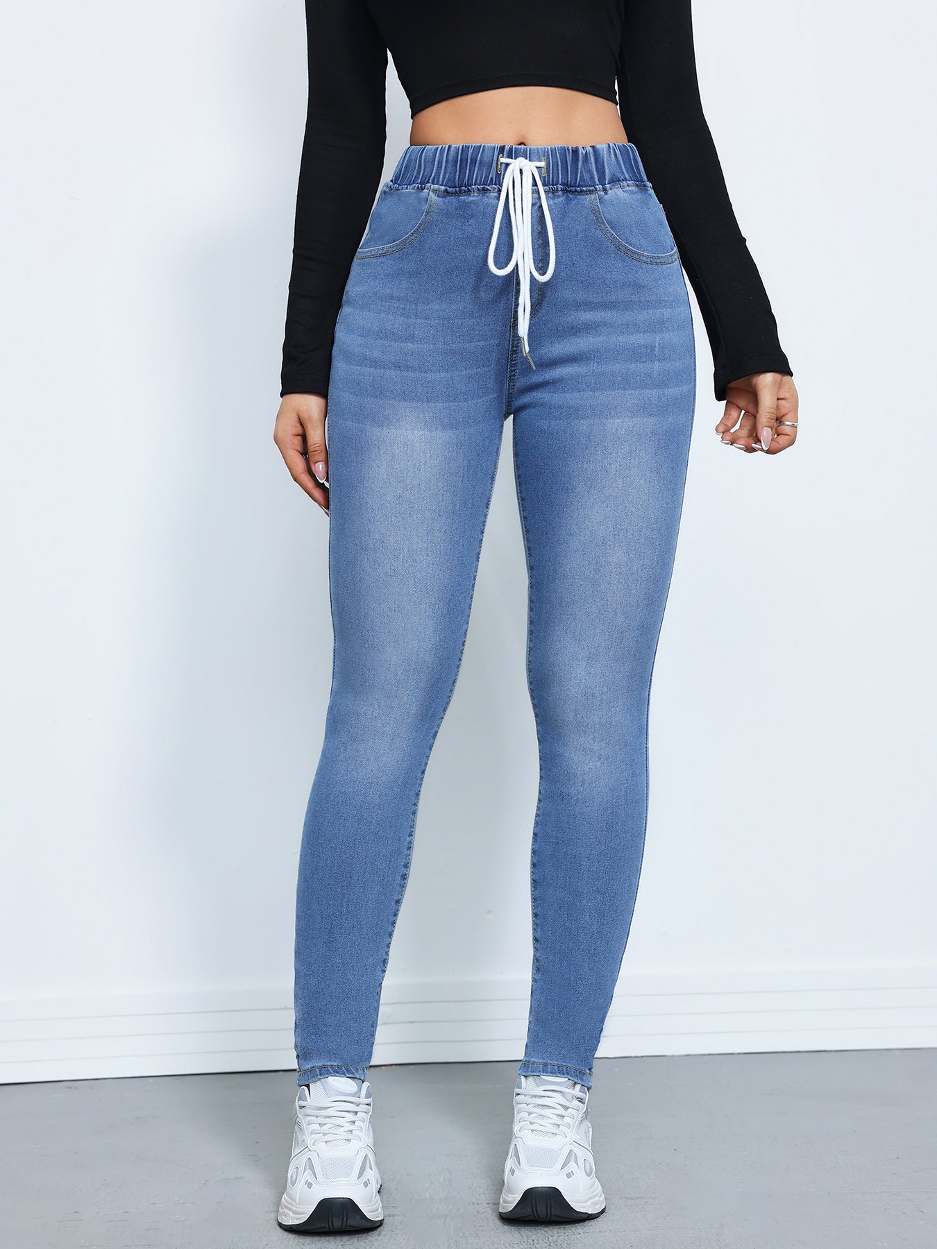 Pantalon Denim Femme